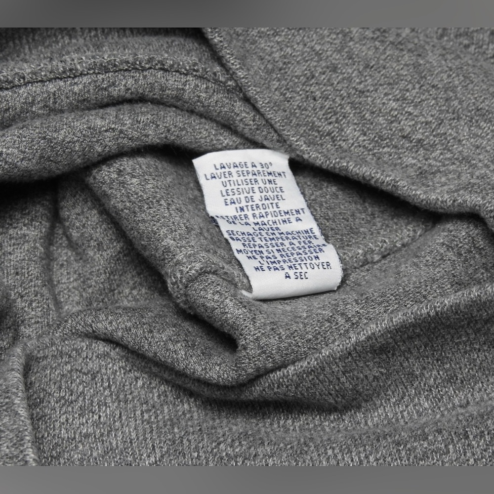Polo Ralph Lauren Large Heather Gray Luxury Jersey Shawl-Collar Pullover Large - Picture 7 of 9
